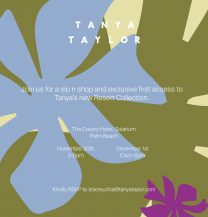 Tanya Taylor pop up invite
