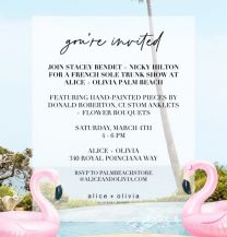 Alice+Olivia Palm Beach with Gambino Fashion Consulting